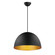 Tova-Single Pendant (19|11486BKGLD)