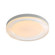 Wry Lighting Ondulada Integrated LED 20in Flush Mount in Sand White and Clear Glass (36|9518-20 SNW-CLR)