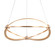 Wry Lighting Spirale Integrated LED 19in Chandelier in Anodized Gold (36|7916-19 AGL)