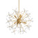 Wry Lighting Dandelion 6-light Pendant in Matte Gold (36|4502-24 GLD)