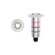 1IN INDICATOR 120-277V 2700K LG ROUND (16|RM-1021-27-WT)