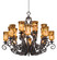 Ibiza 16 Light Chandelier (133|4264AC/PS5201)