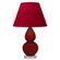 Oxblood Small Double Gourd Accent Lamp (237|OX13R)