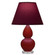 Oxblood Small Double Gourd Accent Lamp (237|OX13P)