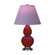 Oxblood Small Double Gourd Accent Lamp (237|OX12L)