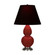 Oxblood Small Double Gourd Accent Lamp (237|OX12K)