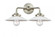 Halophane 2 Light Bath Vanity Light (3442|284-2W-SN-G1)