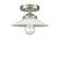 Halophane 1 Light Semi-Flush Mount (3442|284-1C-SN-G1)