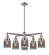 Small Bell 6 Light Chandelier (3442|207-6CR-SN-G53)