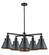Appalachian 6 Light Chandelier (3442|207-6CR-BK-M13-BK)