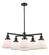 Large Cone 6 Light Chandelier (3442|207-6CR-BK-G41)