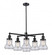 Bellmont 6 Light Chandelier (3442|207-6CR-BK-G194)