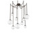 Gaia Round Chain 9pc Swag Multi-Pendant (1289|SNB0092-09-FB-C-CH2-L3)