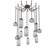 Vessel Round Chain 12pc Swag Multi-Pendant (1289|SNB0091-12-FB-S-CH1-L1)