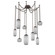 Vessel Round Chain 9pc Swag Multi-Pendant (1289|SNB0091-09-FB-S-CH2-L1)