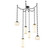 Vessel Round Chain 6pc Swag Multi-Pendant (1289|SNB0091-06-MB-A-CH3-L3)