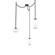 Vessel Round Chain 3pc Swag Multi-Pendant (1289|SNB0091-03-FB-C-CH2-L3)