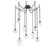 Mesa Round Chain 9pc Swag Multi-Pendant (1289|SNB0089-09-FB-C-CH1-L1)