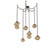 Mesa Round Chain 6pc Swag Multi-Pendant (1289|SNB0089-06-FB-B-CH1-L3)
