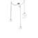 Mesa Round Chain 3pc Swag Multi-Pendant (1289|SNB0089-03-BS-C-CH2-L1)