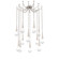 Raindrop Round Chain 12pc Swag Multi-Pendant (1289|SNB0078-12-BS-C-CH1-L1)