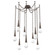Raindrop Round Chain 9pc Swag Multi-Pendant (1289|SNB0078-09-FB-C-CH1-L3)