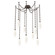 Fiori Round 9pc Swag Multi-Pendant Chain (1289|SNB0071-09-FB-WL-CH3-L3)