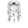 Nova Round 12pc Swag Multi-Pendant Chain (LED) (1289|SNB0068-12-MB-ZA-CH2-L3)