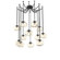 Nova Round 12pc Swag Multi-Pendant Chain (LED) (1289|SNB0068-12-MB-GA-CH2-L1)