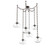 Nova Round 6pc Swag Multi-Pendant Chain (LED) (1289|SNB0068-06-FB-ZC-CH3-L3)