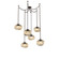 Nova Round 6pc Swag Multi-Pendant Chain (LED) (1289|SNB0068-06-FB-ZB-CH1-L1)