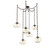 Nova Round 6pc Swag Multi-Pendant Chain (LED) (1289|SNB0068-06-FB-ZA-CH3-L3)