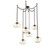 Nova Round 6pc Swag Multi-Pendant Chain (LED) (1289|SNB0068-06-FB-ZA-CH2-L3)