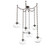 Nova Round 6pc Swag Multi-Pendant Chain (LED) (1289|SNB0068-06-FB-GC-CH3-L3)