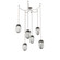 Meteo Round 6pc Swag Multi-Pendant Chain (LED) (1289|SNB0067-06-BS-FS-CH1-L1)