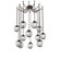 Aster Round 12pc Swag Multi-Pendant Chain (LED) (1289|SNB0066-12-FB-FS-CH2-L3)
