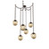 Aster Round 6pc Swag Multi-Pendant Chain (LED) (1289|SNB0066-06-FB-FB-CH2-L1)