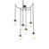 Aster Round 6pc Swag Multi-Pendant Chain (LED) (1289|SNB0066-06-FB-FA-CH1-L3)