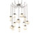 Cosmos Round 12pc Swag Multi-Pendant Chain (Bulb) (1289|SNB0065-12-BS-A-CH2-E2)