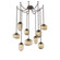 Cosmos Round 9pc Swag Multi-Pendant Chain (Bulb) (1289|SNB0065-09-FB-B-CH1-E2)