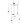 Cosmos Round 6pc Swag Multi-Pendant Chain (Bulb) (1289|SNB0065-06-BS-C-CH1-E2)