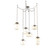 Cosmos Round 6pc Swag Multi-Pendant Chain (Bulb) (1289|SNB0065-06-BS-A-CH1-E2)