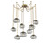 Nova Round 9pc Swag Multi-Pendant Chain (Bulb) (1289|SNB0064-09-GB-S-CH2-E2)