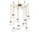 Nova Round 9pc Swag Multi-Pendant Chain (Bulb) (1289|SNB0064-09-GB-C-CH3-E2)