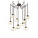 Nova Round 9pc Swag Multi-Pendant Chain (Bulb) (1289|SNB0064-09-FB-A-CH2-E2)