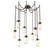 Meteo Round 9pc Swag Multi-Pendant Chain (Bulb) (1289|SNB0063-09-FB-A-CH2-E2)