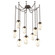 Meteo Round 9pc Swag Multi-Pendant Chain (Bulb) (1289|SNB0063-09-FB-A-CH1-E2)