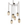 Meteo Round 6pc Swag Multi-Pendant Chain (Bulb) (1289|SNB0063-06-FB-B-CH1-E2)