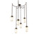 Meteo Round 6pc Swag Multi-Pendant Chain (Bulb) (1289|SNB0063-06-FB-A-CH1-E2)