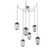 Meteo Round 6pc Swag Multi-Pendant Chain (Bulb) (1289|SNB0063-06-BS-S-CH2-E2)